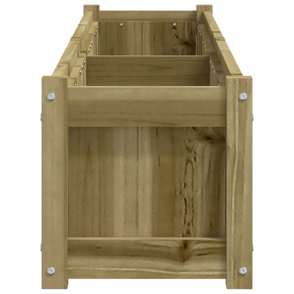 vidaXL Garden Planters Decorative Outdoor Plant Pot Flower Box Solid Wood Pine-1