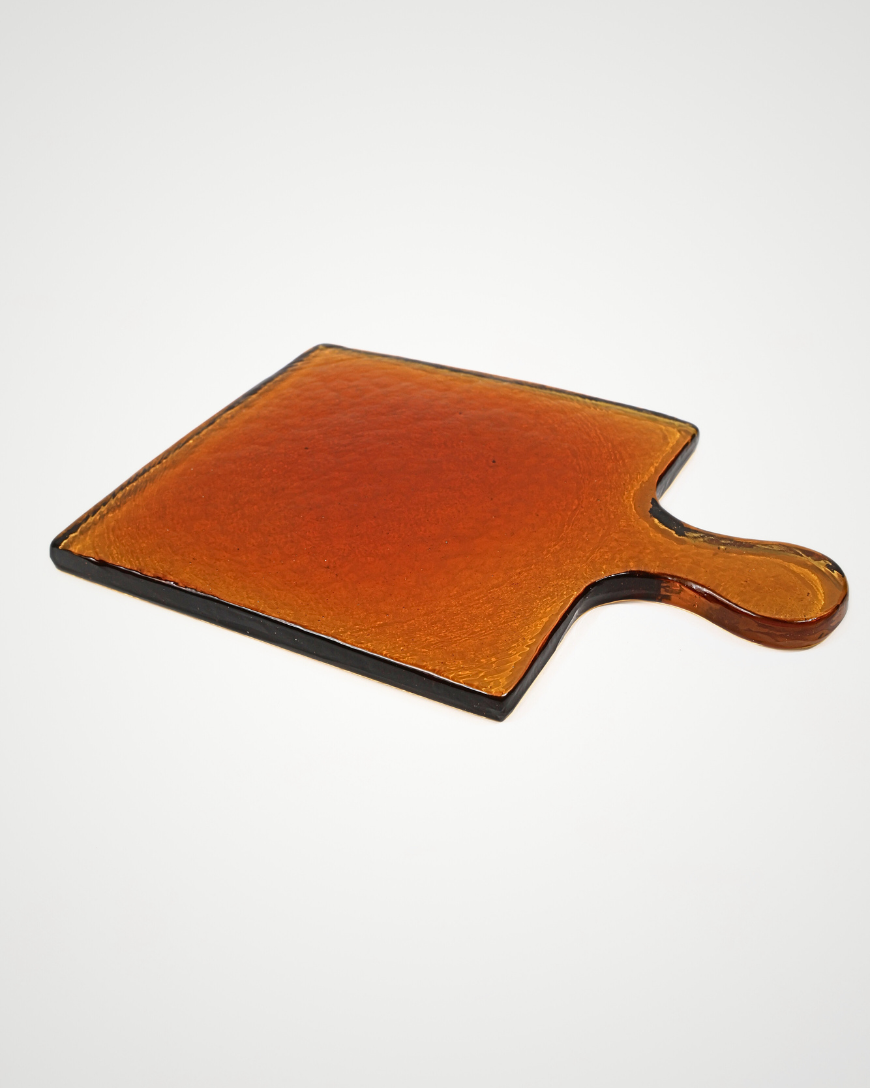 Hammered Glass Square Serving Board-5