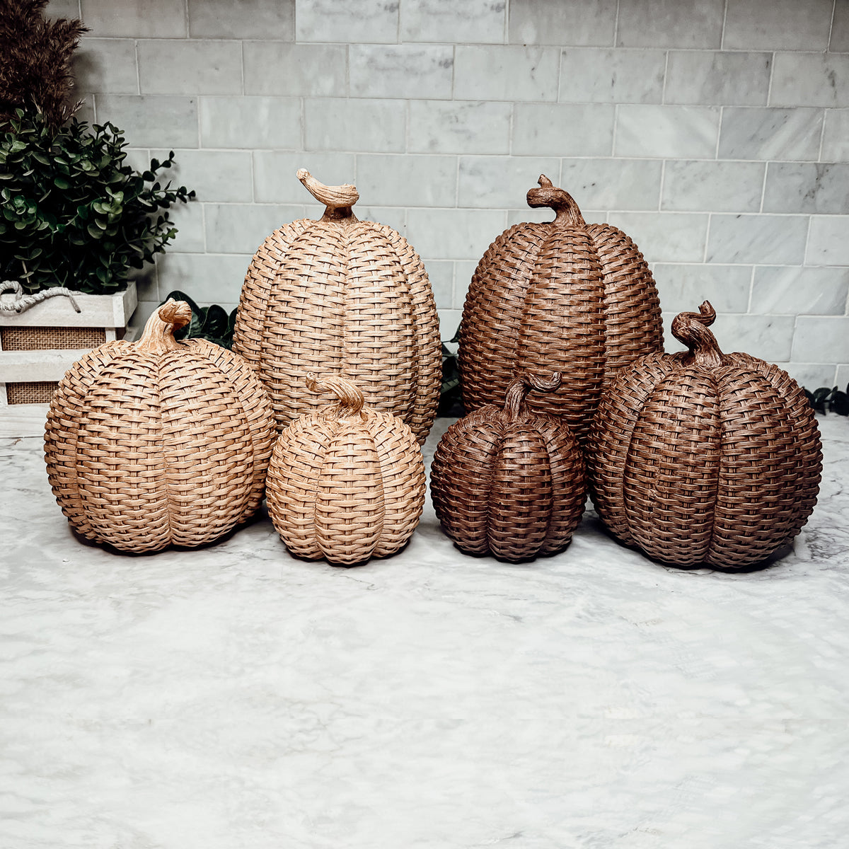 Basket Weave Pumpkins
