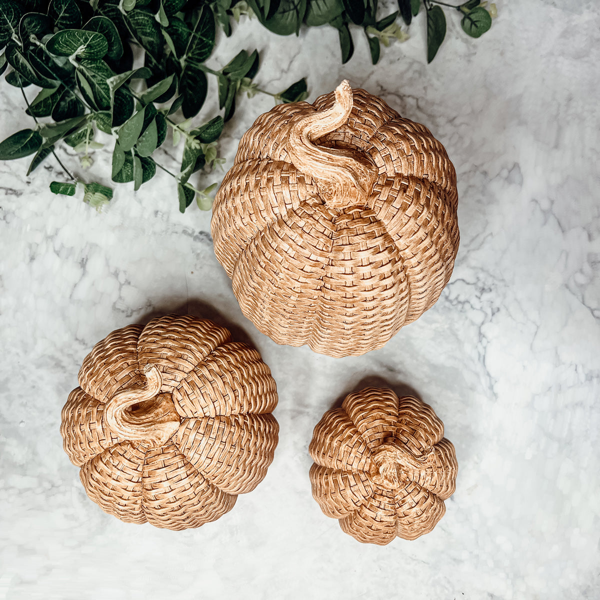 Basket Weave Pumpkins