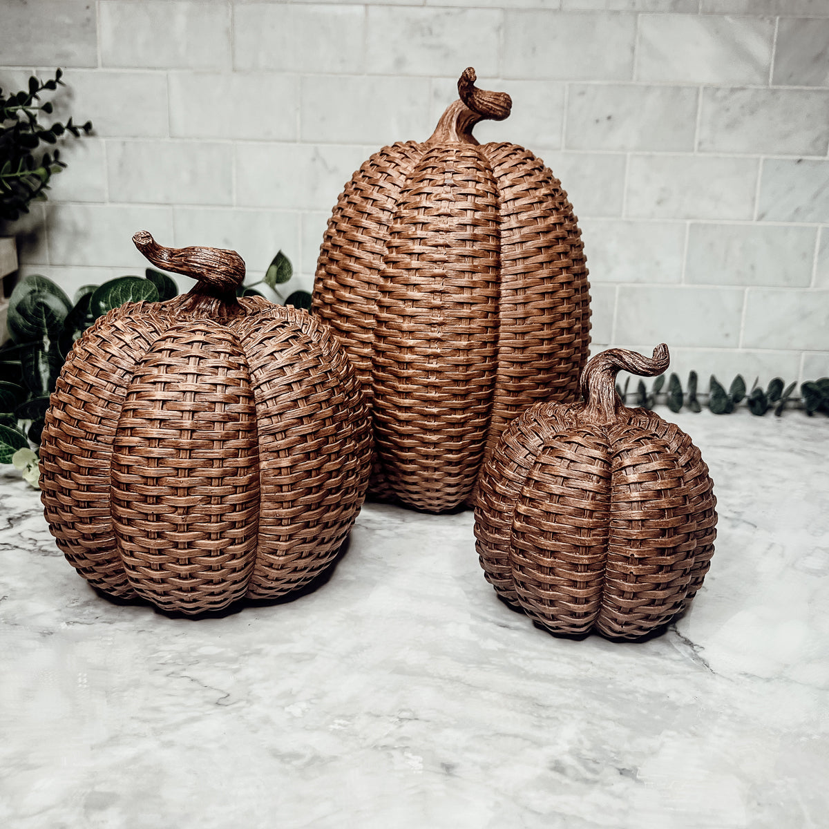 Basket Weave Pumpkins