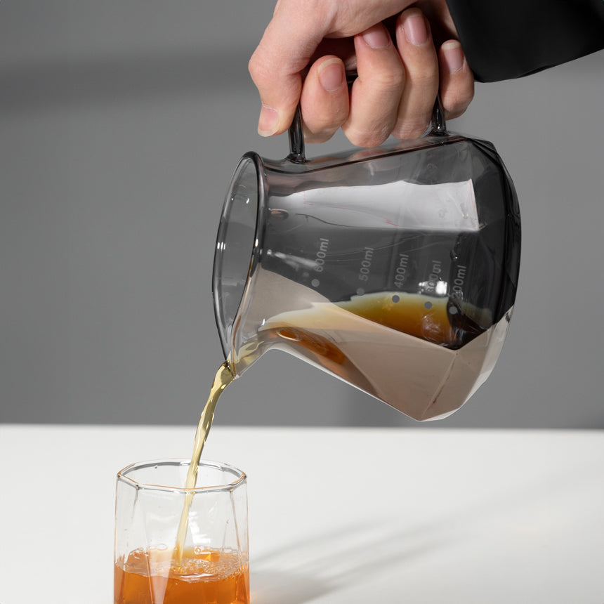 Coffee Brewing V60 Set with Walnut Wood Holder and Sharing Pot