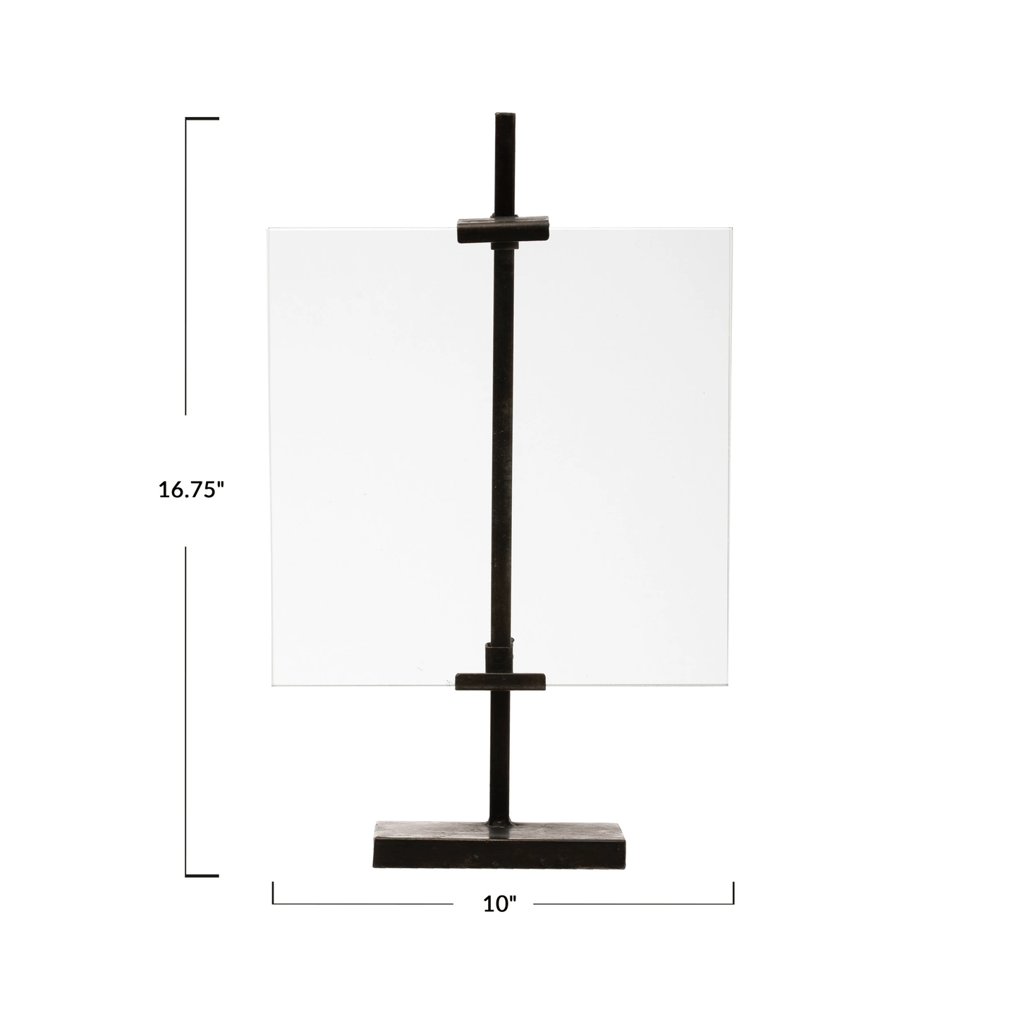 Floating 8x10 Picture Frame with Metal Stand