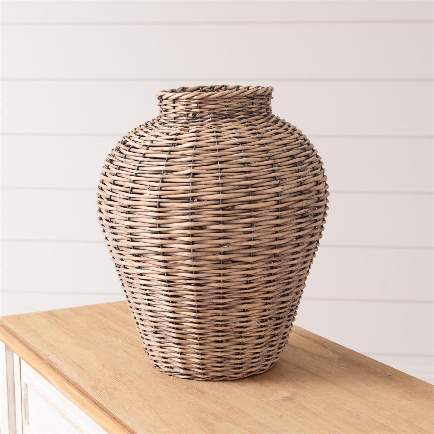 Handwoven Wicker Willow Vase