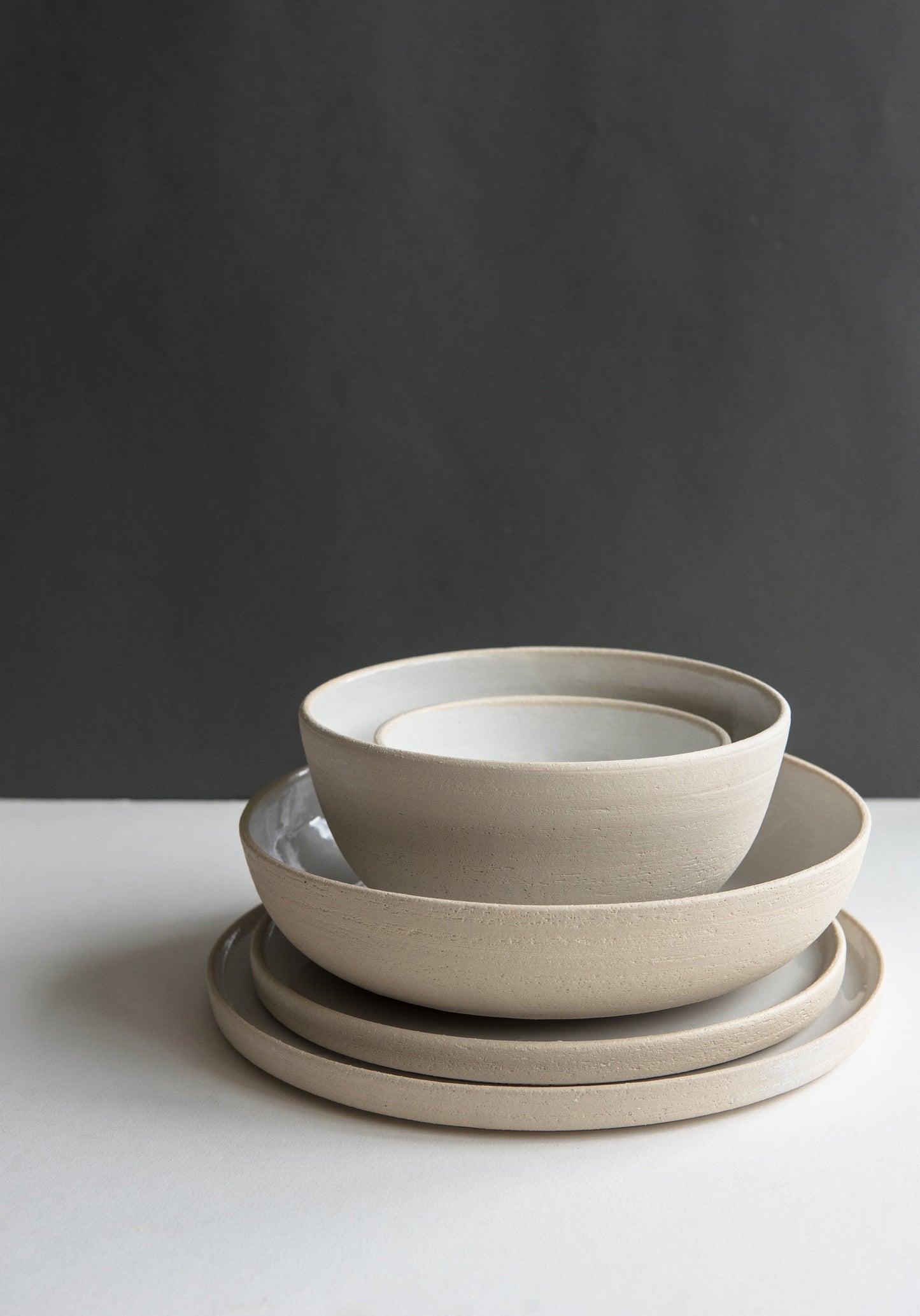 Handmade Stoneware Dinner Plates