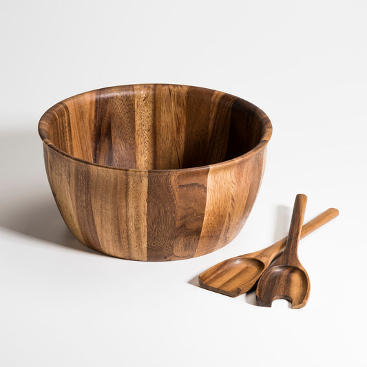 Large Salad Bowl with Servers